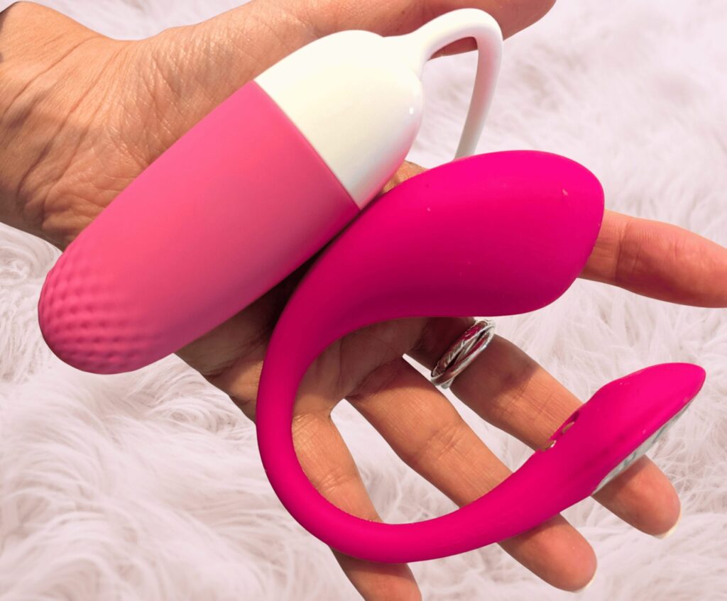 Magic Motion Vini and Lovense Lush 4 love eggs