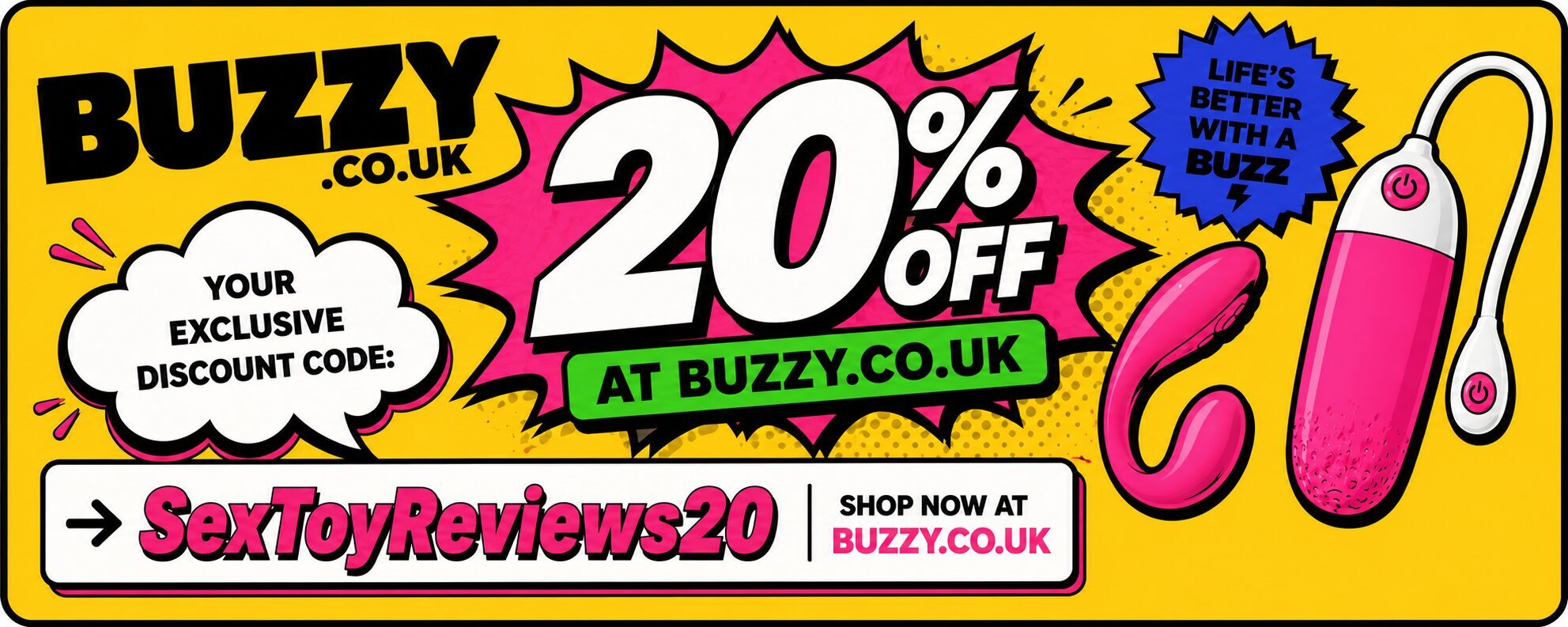 20% off at Buzzy.co.uk