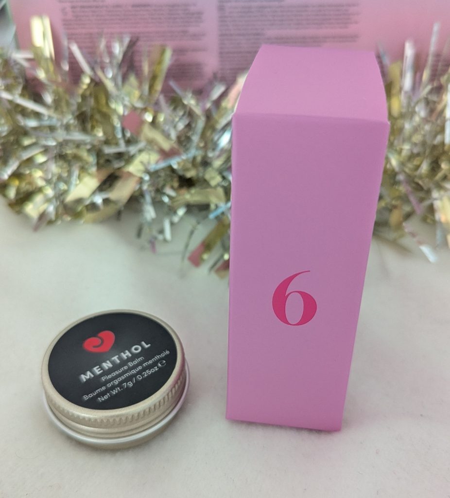 Day 6: Menthol Pleasure Balm